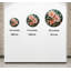 Horloge murale florale en verre trempé, horloge fleurie, grande horloge murale, horloge murale-1456414672-1456414255