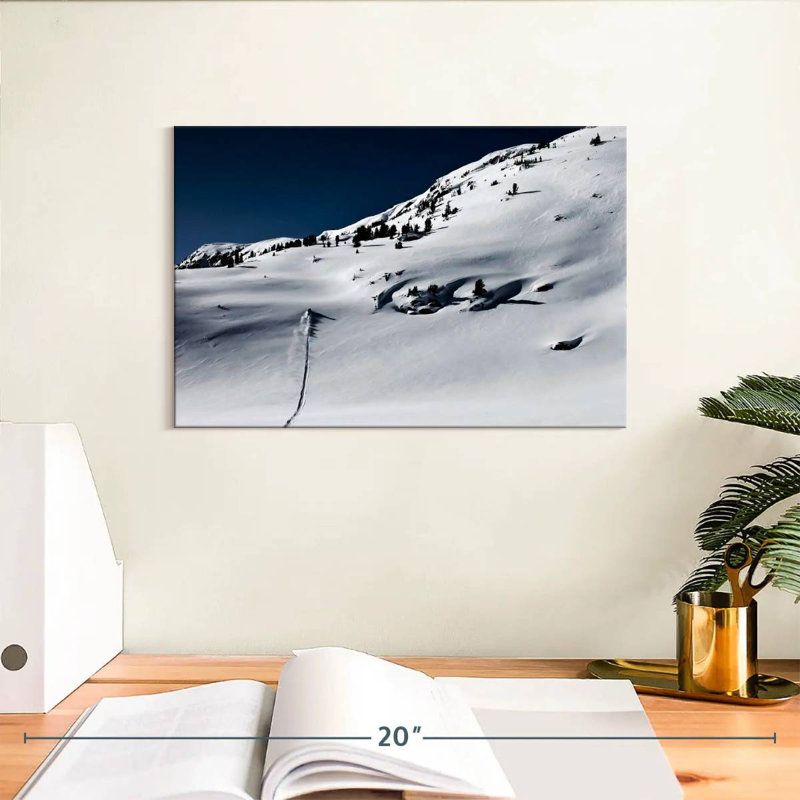 Uphill Snowmobiling, 8" H x 12" W