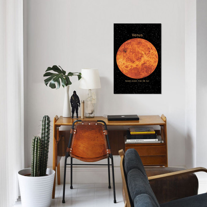 « vénus », impression sur toile, H 12 po x l 8 po x P 0,75 po, Pas de tapis, Toile tendue