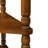 Solid Wood Legs 33.8'' Triangle Corner Table, 3 Tier, Gray Brown Side Table With , Legs, Indigo-1713070185