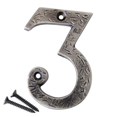 3'' H Metal House Number