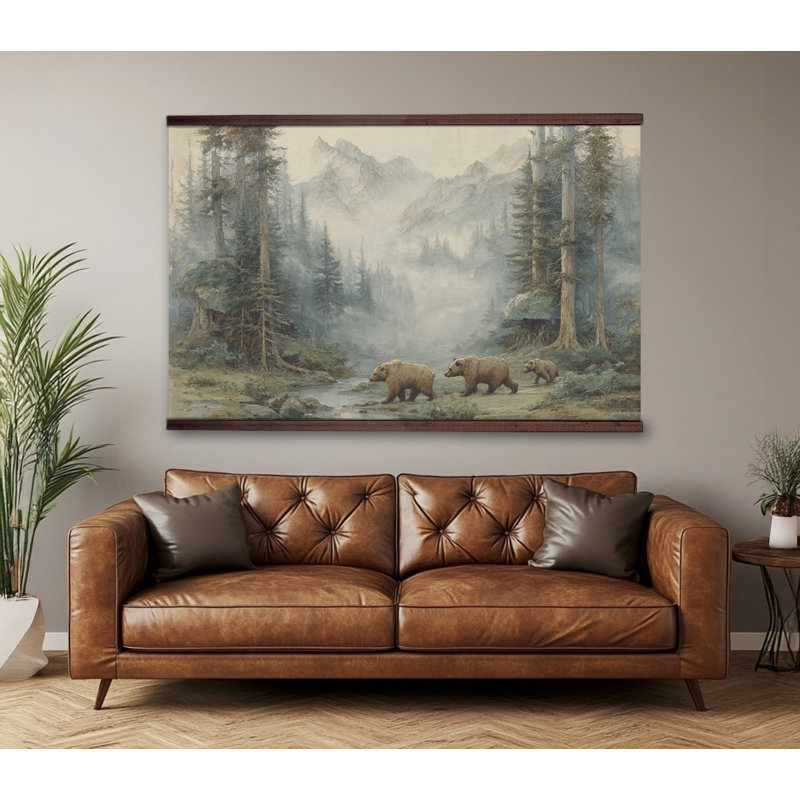 Art mural sur toile prêt à accrocher, H 40 po x l 60 po