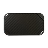 Nordic Ware Pro Cast Traditions 19.25 in. Aluminum Non-Stick Reversible Grill and Griddle Pan