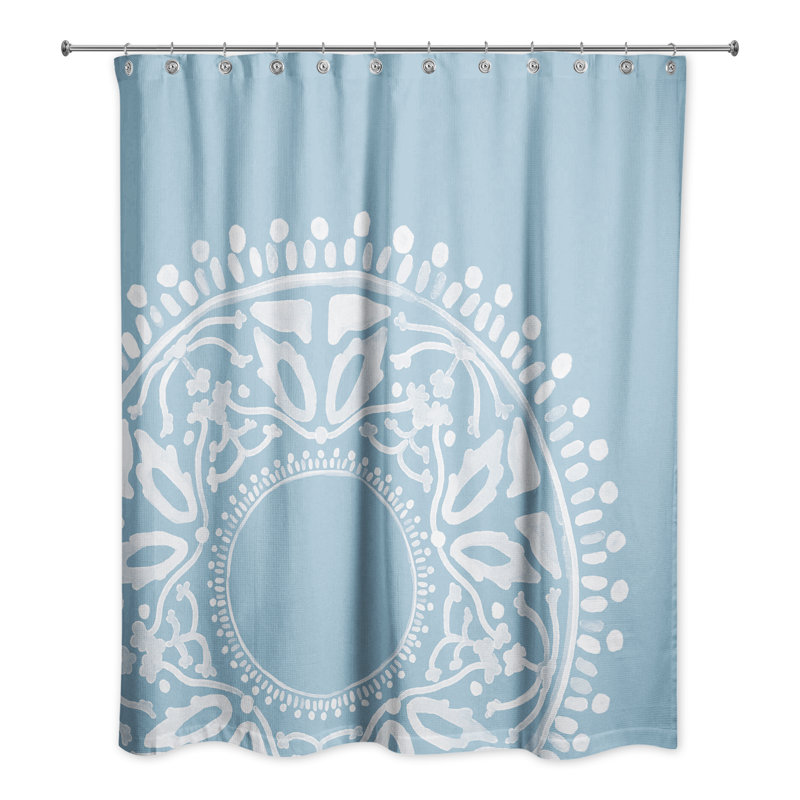 Rideau de douche Arlowe, Bleu