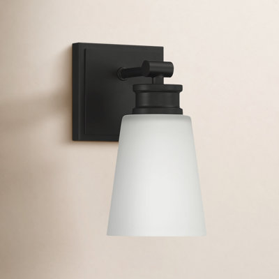 Single Light Dimmable Armed Sconce