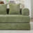 78.8" W Convertible Folding Mattress Sofa, Chenille Floor Sofa Bed-1440777708