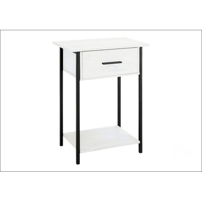 Rectangular Side Table With Storage Drawer