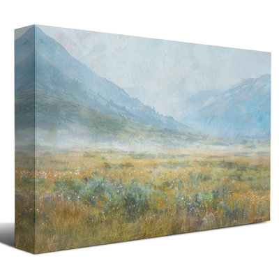 Art mural encadré 16 "x 24" avec cadre en bois, prêt à être accroché