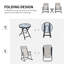 Ensemble de chaises berçantes 3 pièces Outsunny