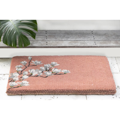 Yohane Magnolia Branch Entryway Doormat