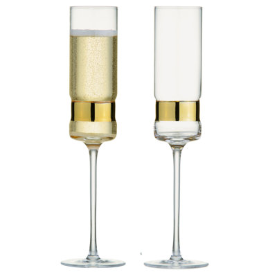 SoHo Champagne Flutes