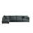 Chenille Modular Sectional Sofa-120785857-120785858