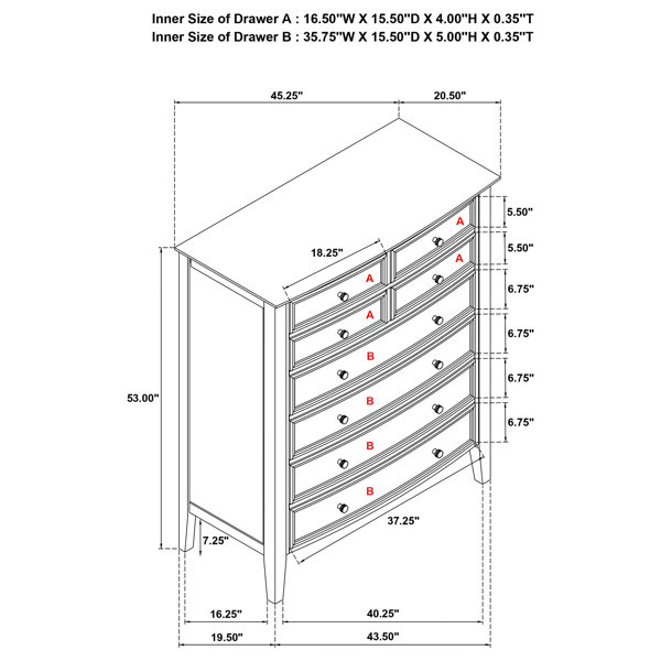 Dimensions du produit