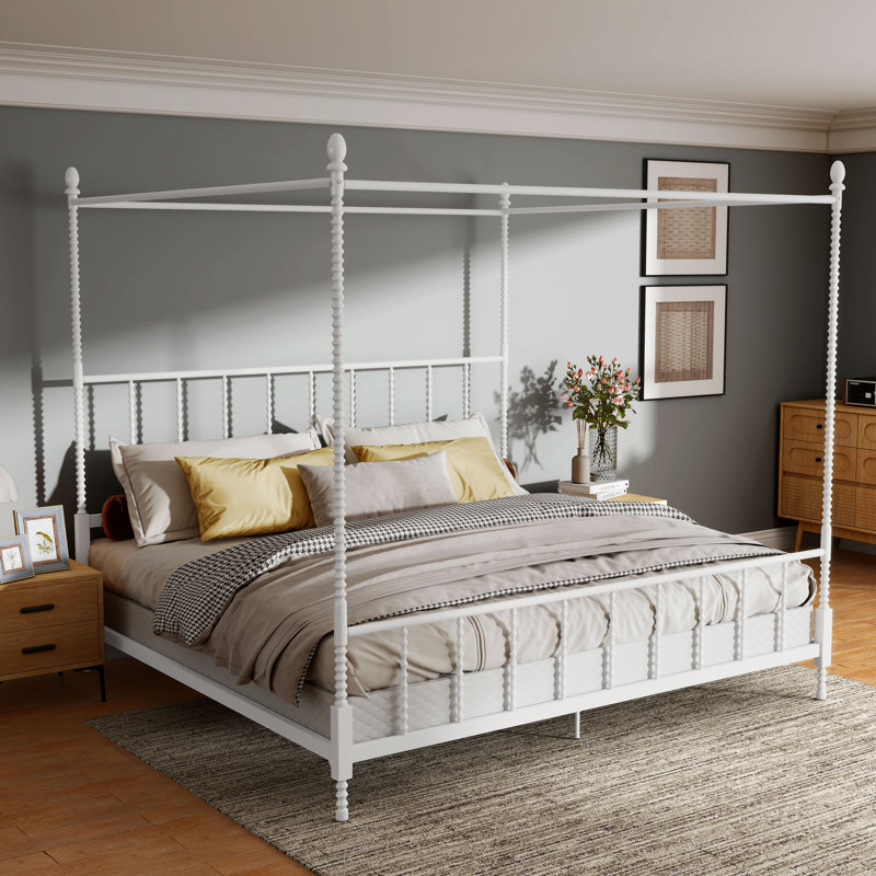 Magdaleno Bed, White, King