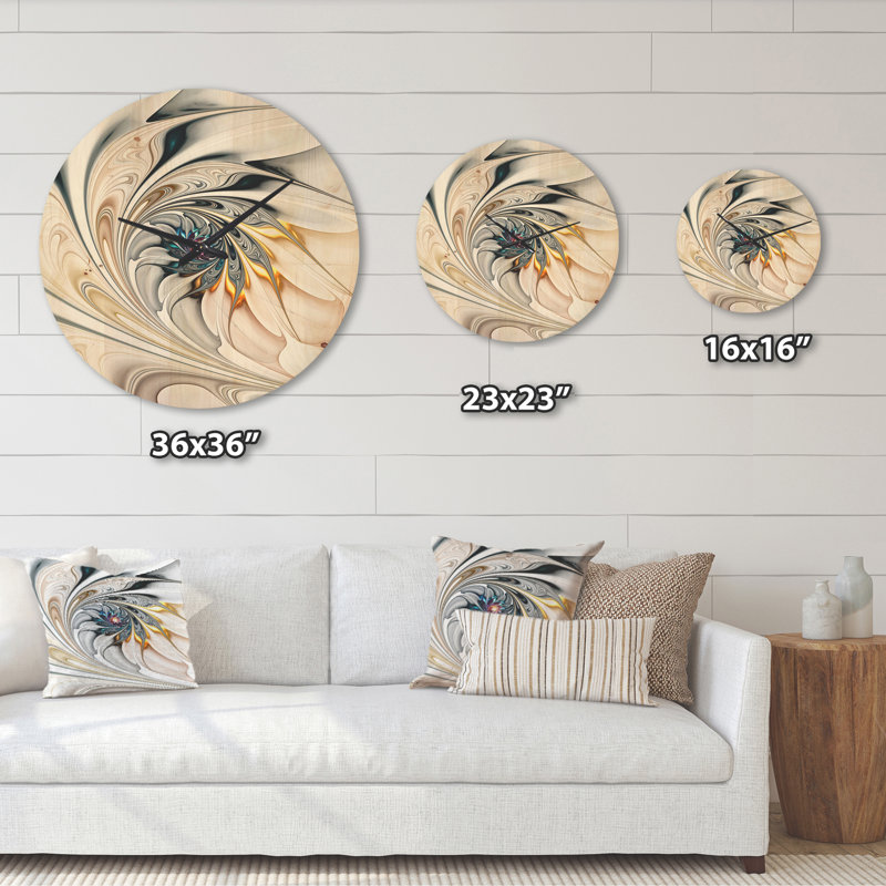 Solid Wood Wall Clock, Large