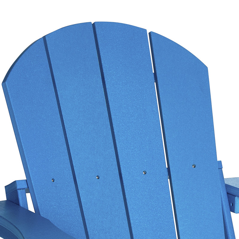 Chaise Adirondack pliante Laguna HDPE, Bleu pacifique