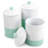 Stoneware 3 Piece Kitchen Canister Set