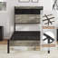 Structure de lit simple avec espace de rangement et station de charge