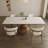 Solid Wood Base Dining Table-312012144