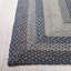 Tapis rayé en coton tressé-447639841