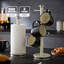 GEEPAS Argyle Mug Tree and Towel Pole Set | Rust Corrosion Free Carbon Steel Material Non-Slip Base Free Standing Design Kitchen Counter Storage Space Saver | Holds Upto 6 Mugs-116797890