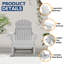 Ensemble de 4 chaises Adirondack pliantes-1050472182