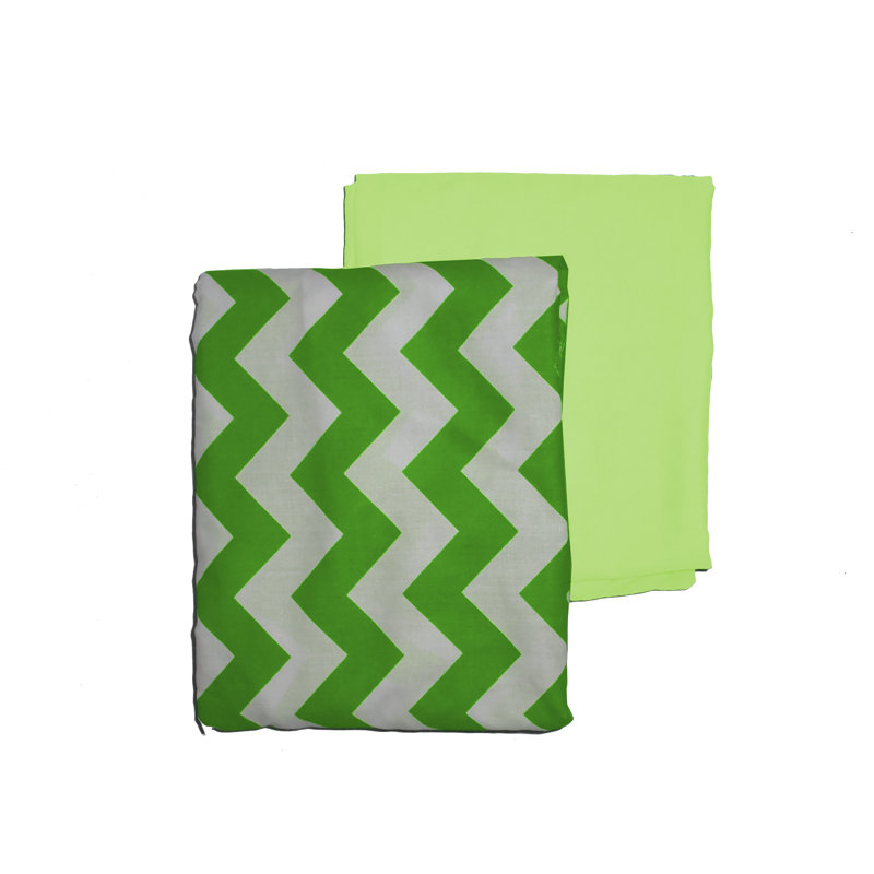 Draps pour lit de bébé Davison, Vert