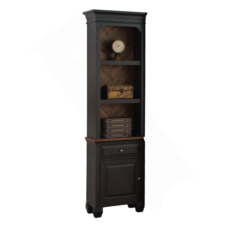 Armoire de gauche, aucun assemblage requis, finition noire héritage