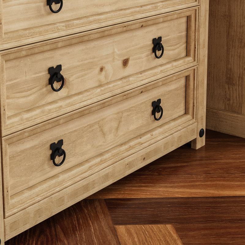 Harold Solid Wood Piece Bedroom Set