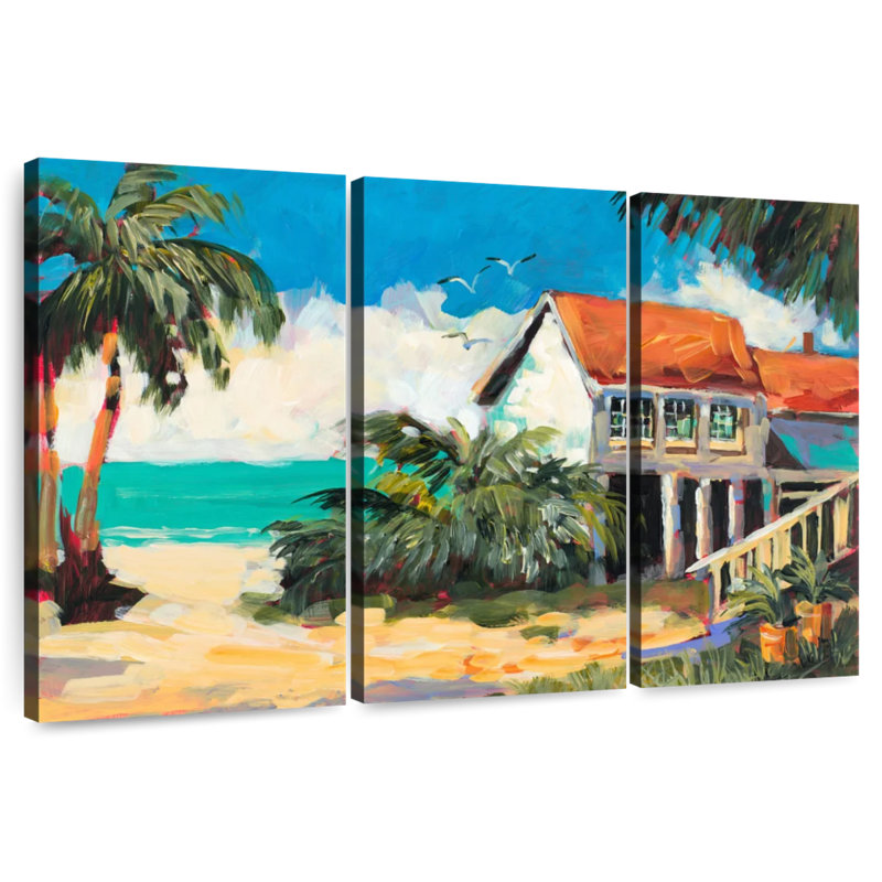 Escapade tropicale Gillard, H 32 po x l 50 po
