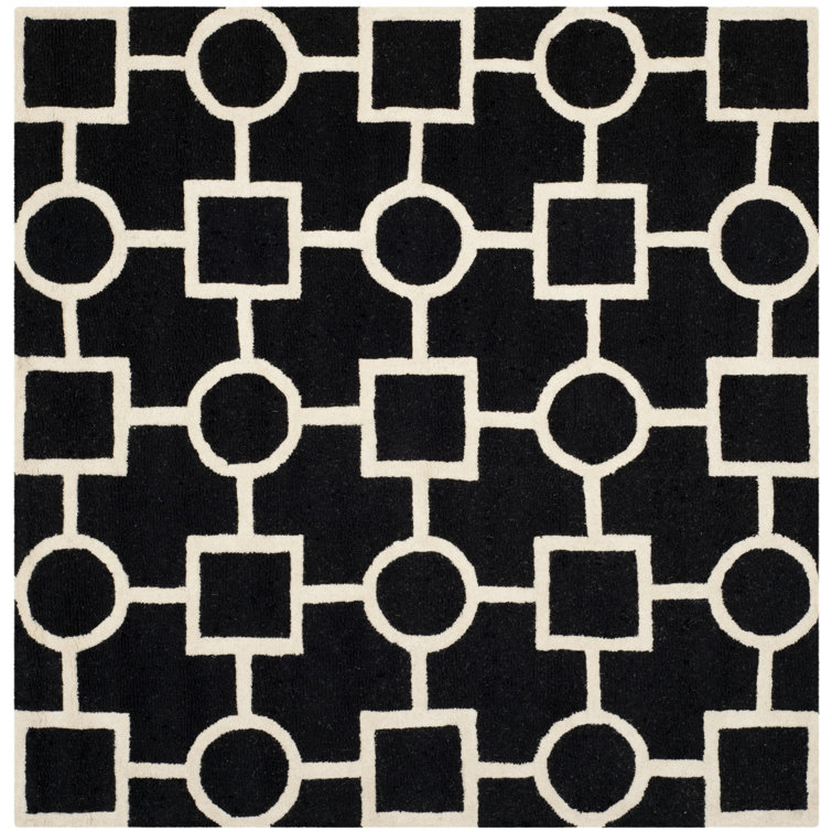 Sanyla Hand Tufted Wool Geometric Rug