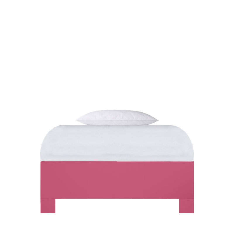 Palm Springs Low Profile Standard Bed, Twin XL, Hot Pink