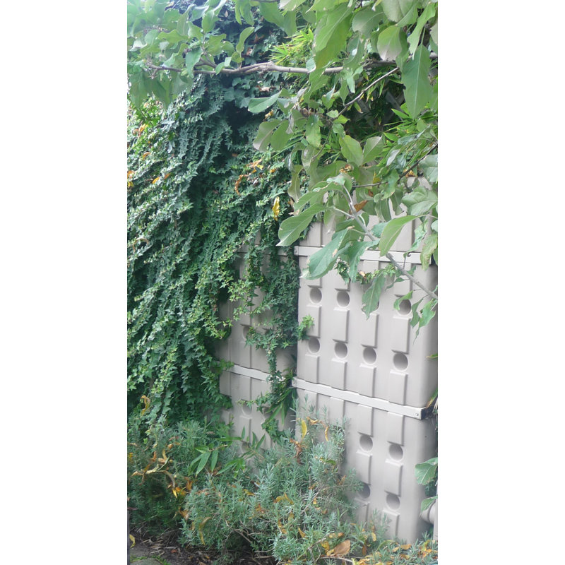 Récolte de pluie Oziflow Premium, 2 réservoirs d'eau ultra-minces, baril de pluie de 120 gallons