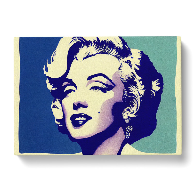 Pop Art Marilyn Monroe Vol.7 Abstract - Wrapped Canvas Print, 40cm H x 60cm W x 3cm D