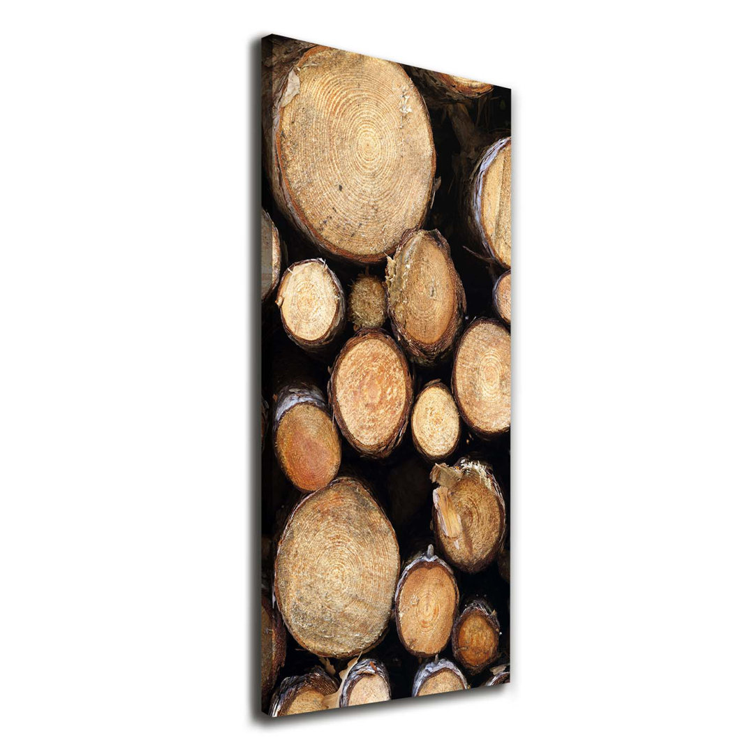 Logs Of Wood - Kunstdrucke auf Leinwand - Wrapped Canvas