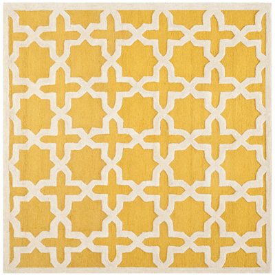 Igna Wool Yellow Area Rug