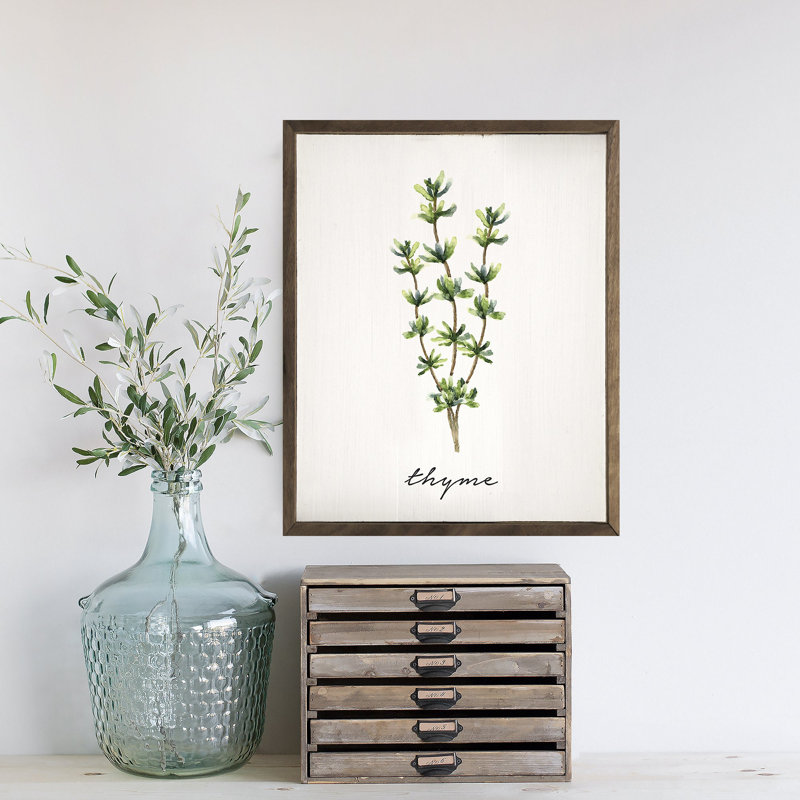 Thym blanc aux herbes Series, H 40 po x l 32 po