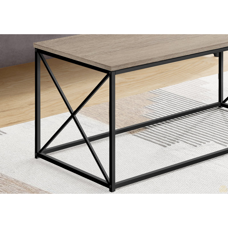 Table basse, décor, cocktail, rectangulaire, Taupe