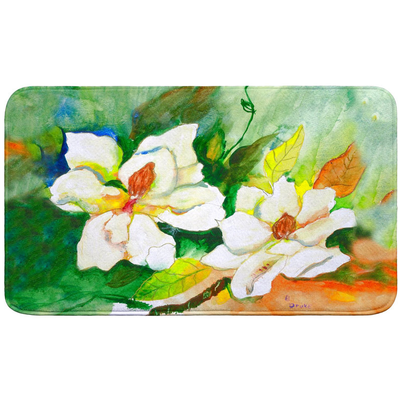 Magnolia Bath Mat, 30" L x 18" W