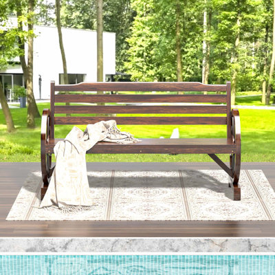 Banc d'extérieur en bois Dabu