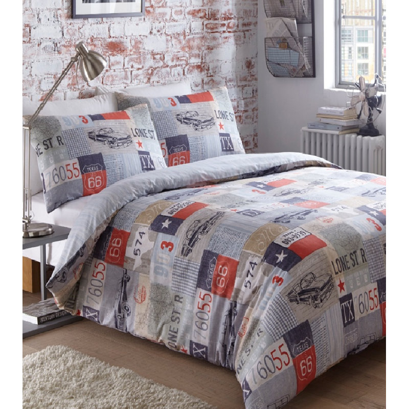 Orpington Patchwork Duvet Cover Set with Pillowcases Included, Kingsize - 2 Standard Pillowcases