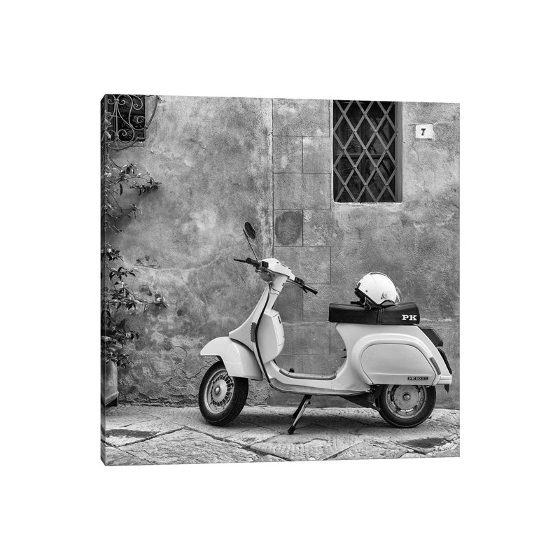 Italy, Vespa by Mikolaj Gospodarek - Wrapped Canvas Print, 93.98 cm H x 93.98 cm W x 1.91 cm D