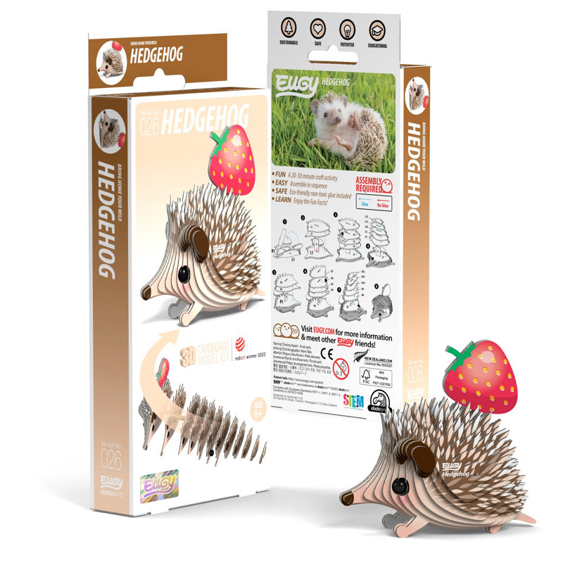 Casse-tête EUGY Hedgehog 3D