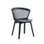Chaise d'appoint à dossier en lattes Vinson-2057592461