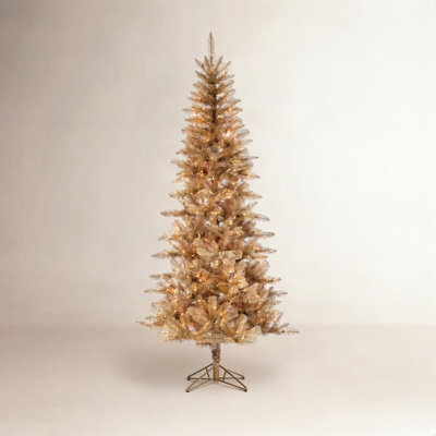 Levion Gold Pre-Lit Pine Tree