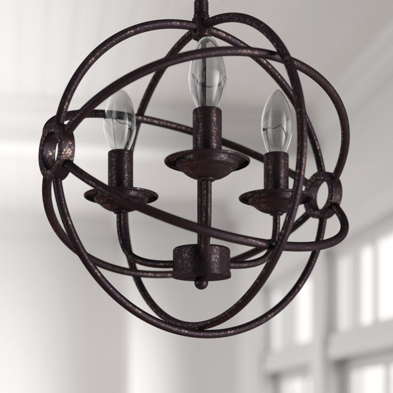 Healdton Chandelier, Dark Brown