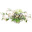 Large Poinsettia Centerpiece, Ivory - 17 x 9 Inches