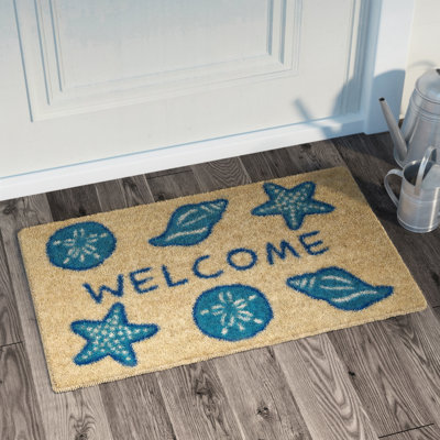 Tapis de porte Phair Shells 30 po x 18 po