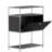 Modular Metal Drawer sideboard file cabinet Dining Cabinet Shelf Bookcase 3-tier Storage-1089668384
