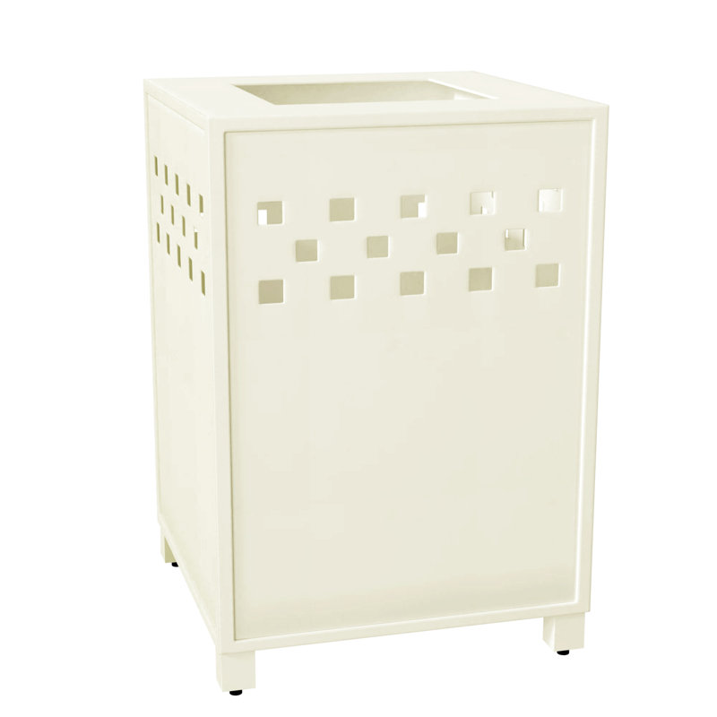 Boulevard 32 Gallons Kitchen Trash Can, Snow
